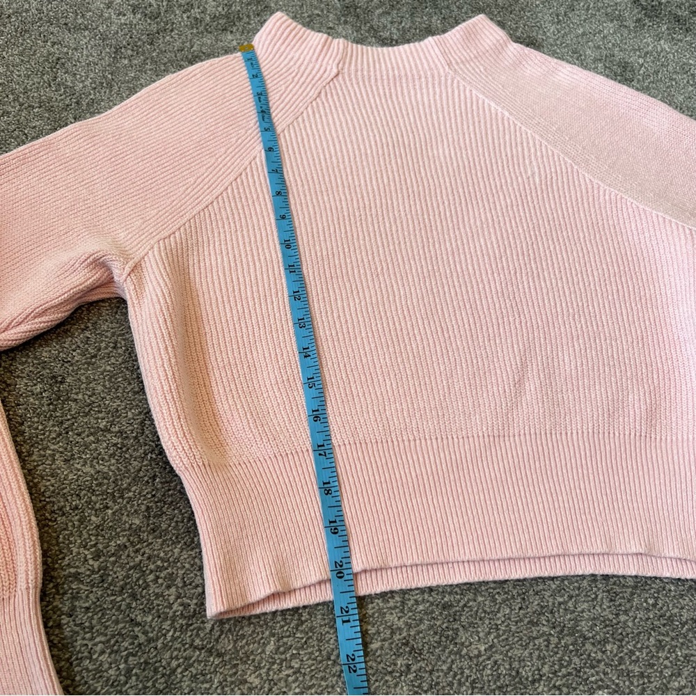 free people too good pullover sweater light pink - Picture 10 of 11